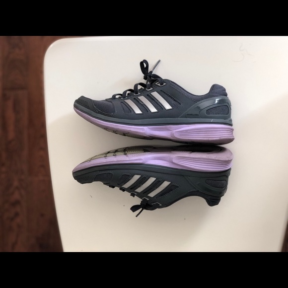 ADIDAS Purple and Grey Running Shoe - Picture 4 of 7